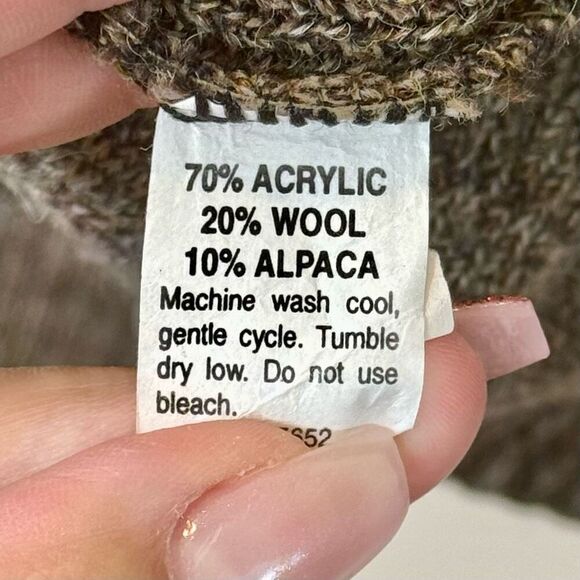 Vintage Protege Collection Alpaca Wool Blend Men's Sweater Made in USA XL - Picture 5 of 9